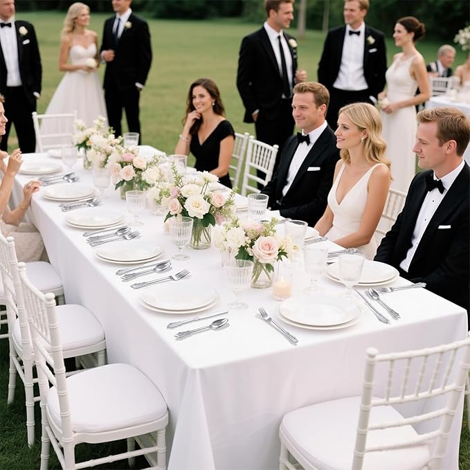 WELLIFE 50 Pack Silver Plastic Silverware,Christmas Utensils, Wrapped Silverware Set Disposable,Include 50 Forks, 50 Knives, 50 Spoons and 50 Napkins, Disposable Cutlery for Party and Christmas