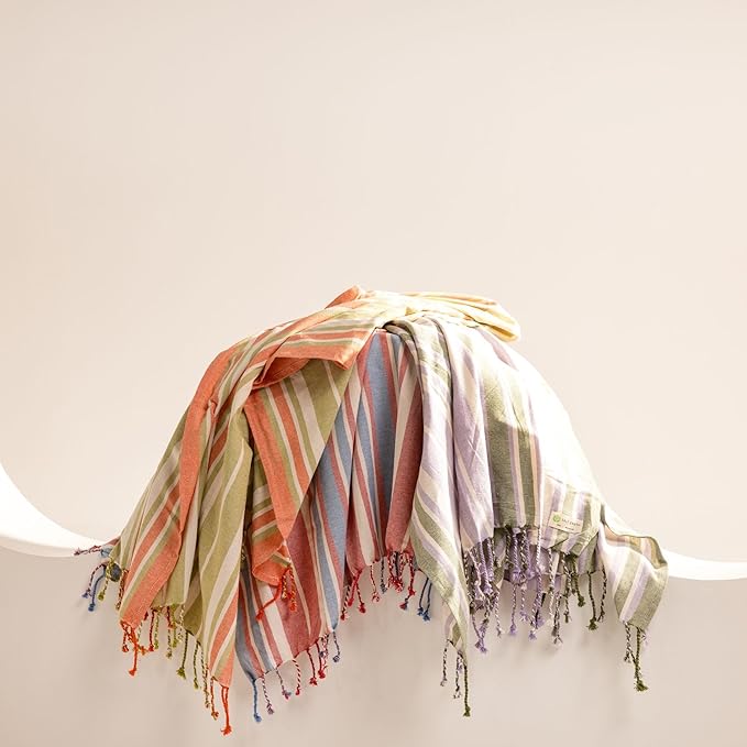 Salt Earth Towel (Tomato Red, Sky Blue,(Lavender, Mint Green),(Lemon Green, F.Orange)