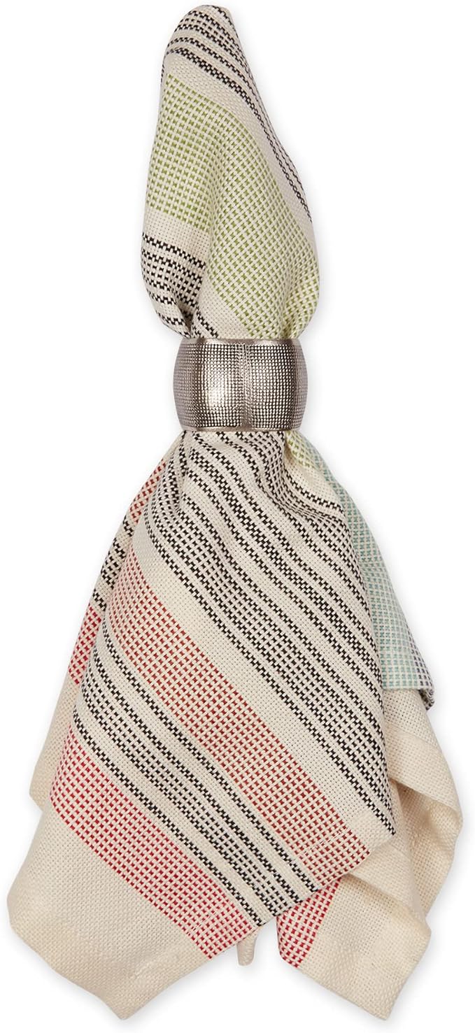 DII Variegated Tabletop Collection, Napkin Set, 20x20, Mediterranean, 6 Piece