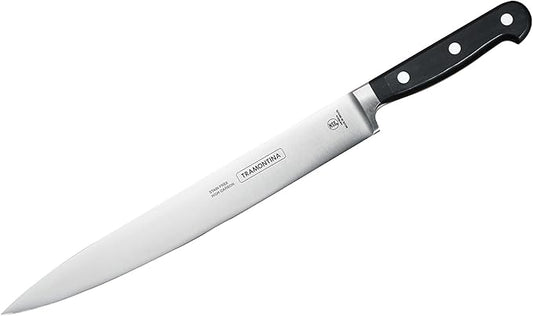 Tramontina Pro Series Forged 10-Inch Carving Knife, Stain-free High-Carbon Steel Large Kitchen Knives for Slicing Brisket and other Meats