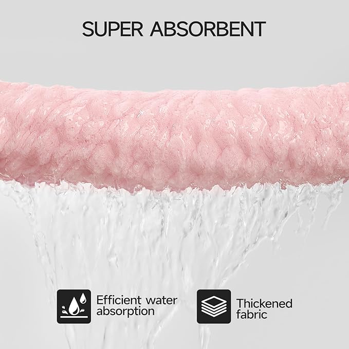 REDKISS Pink Microfiber Bath Towels Set of 6-35x70 Inches Oversized Bath Sheets, Extra Large Bath Towels Set of 6 for Adults, Super Soft Quick Dry Lint Free Absorbent Waffle Microfiber Shower Towels