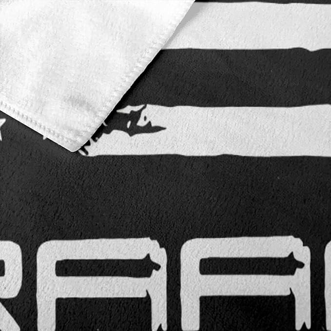 Braaap Motocross Dirt Bike American Flag Beach Towel Quick Dry Shower Swim Adults Bath Towels Hotel, Gym and Spa Multipurpose Towels 32x52 Inch