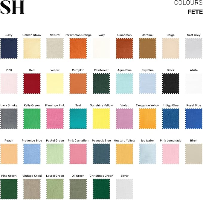 Solino Home Linen Placemats Set of 4 - Teal Placemats 14 x 19 Inch - 100% Pure Linen Table Place Mats - Fete, Handcrafted and Machine Washable