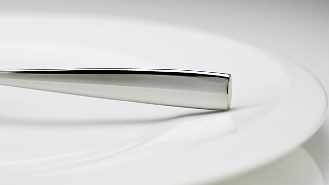 Fortessa Lucca 18/10 Stainless Steel Flatware Espresso Spoon, Set of 12