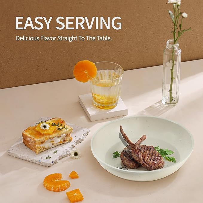 21PCS Pots and Pans Set Ceramic, Pots and Pans Set Non Stick, Removable Handle, Stackable, Nonstick Cookware Set, Non Stick for Cooking