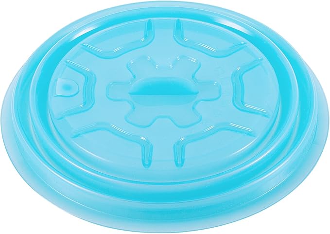 Kichwit Collapsible Silicone Microwave Plate Cover Splatter Guard, Dishwasher Safe & BPA Free, 11”, Blue