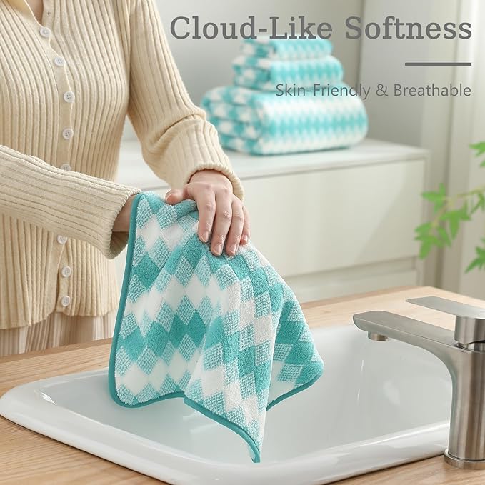 4 Piece Extra Large Bath Towel Set Oversized Bath Sheet 35"x70" Bathroom Towel Set Soft Highly Absorbent & Quick Dry Premium Bath Towel for Bathroom 600GSM Shower Towel Spa Gym Hotel,Teal