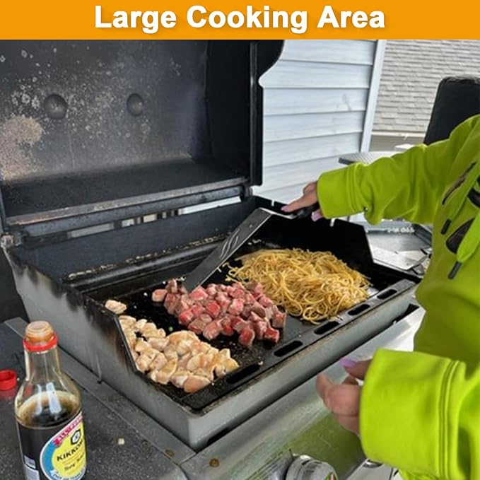 6788 Griddle Insert for Weber Genesis II 300 Series Gas Grill Non-Stick Full Size Cooking Plate Replacement Part for Weber GS4 Genesis II E310 E315 E325 E330 E335 S310 S335 Genesis II LX 340