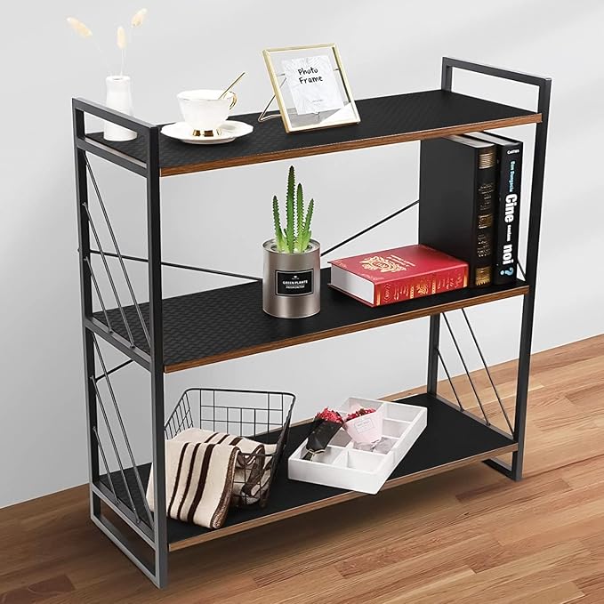 Shelf Liners for Kitchen Cabinets Refrigerator Liners Waterproof & Oil-Proof Kitchen Cupboard Liner Non-Slip Drawer Mats Non Adhesive Fridge Liner for Shelves - Black 11.8 x 59 Inch