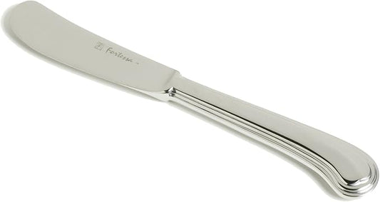 Fortessa San Marco 18/10 Stainless Steel Flatware Solid Handle Butter Knife, Set of 12