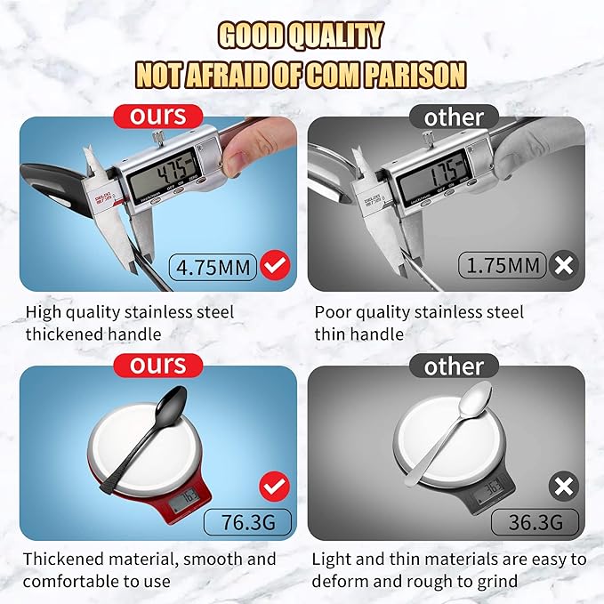 Lemeya Hammered Black Silverware Set for 8,Stainless Steel 40-Piece Modern Cutlery Set,Mirror Polished Heavy Duty Flatware Set Utensil Set,Knives Spoons and Forks Set,Dishwasher Safe