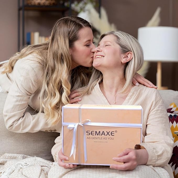 SEMAXE Grey Bath Towels Set of 4, 100% Cotton Luxury Bathroom Towels, Soft, Absorbent, and Quick-Drying, 55"x27", Perfect for Hotels, Gyms, and Spas