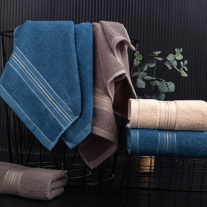 3 Pack Hand Towels for Bathroom, Cotton Soft Absorbent Decorative Hand Towel Set for Face Spa Bath Gym Kitchen, 13x30 Inch