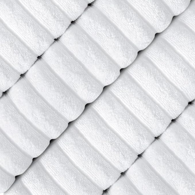 Classic Turkish Towels CTT Premium 4 Pack Bath Towels Set, Made with 100% Turkish Cotton, Spa & Hotel, Quick Drying Towels, Absorbent & Comfy | 27"x54" (White)