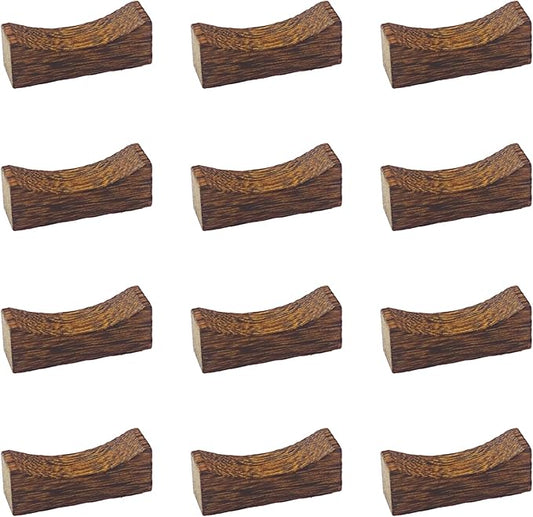 12 Pieces Wooden Chopstick Holders Chopstick Rest for Home, Hotel, Restaurant