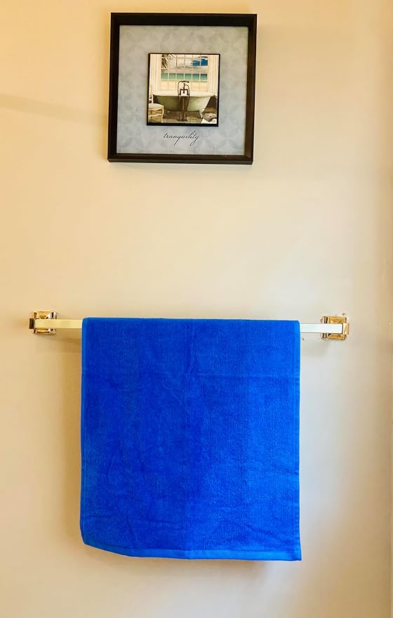 16x26 | 3-Pack | Terry Velour Towels, Bath Towels, Washcloths | Cotton | Face Towels, Bathroom use, Gym and spa Towel | Bathroom Towels (Black, 3)