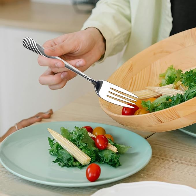 300 Pieces Dinner Forks, 6.9 Inches, Stainless Steel, Silverware Table Forks Set, Salad & Dessert Forks, Dishwasher Safe