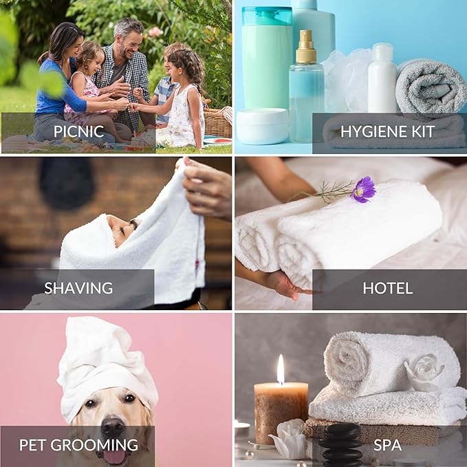 24 Pcs (2 Dozen) White 16x27 Inch Cotton Blend Economy Hand Towels Salon/Gym/Hotel Super use Absorbent Best for Kitchen,Janitorial,Home use Towels