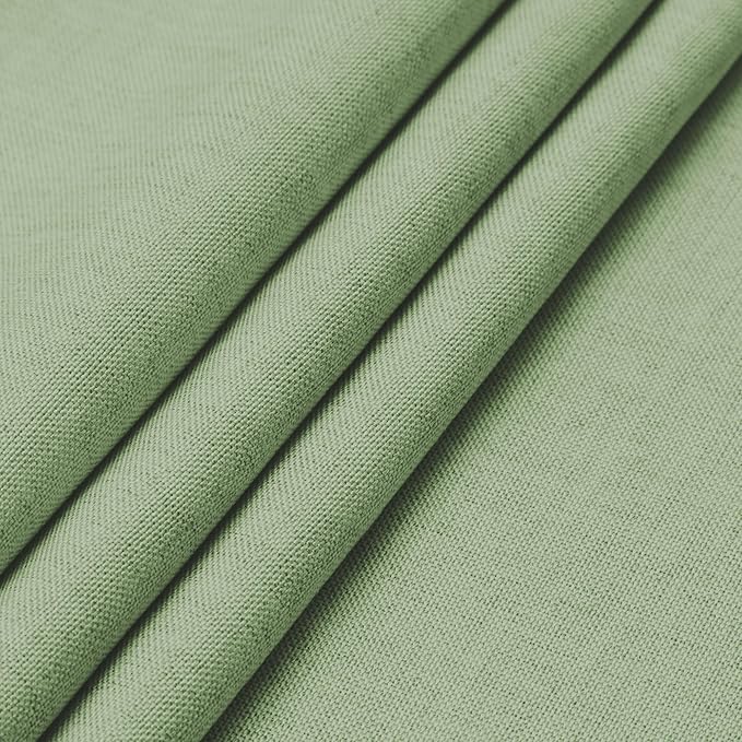 Easy-Going Faux Linen Waterproof Spill-Proof Tablecloth Stain Resistant Rectangle Table Cloth Wrinkle Free Decorative Fabric for Kitchen, Dining, Party, Weddings, Restaurants (60x120 in, Sage Green)