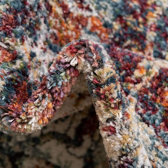 Unique Loom Isabella Collection Area Rug - Adjani (4' 1" x 6' 1" Oval, Ivory/ Beige)