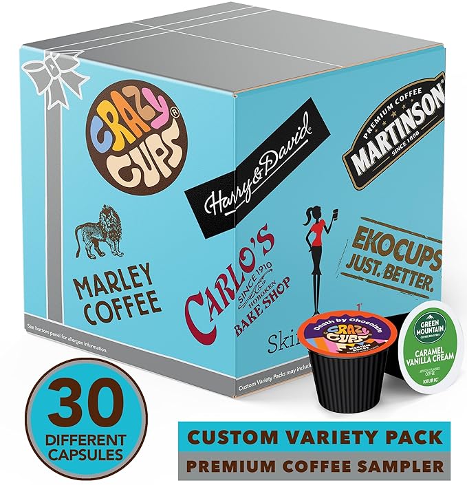 Coffee Variety Sampler Pack for Keurig K-Cup Brewers, 30 Count