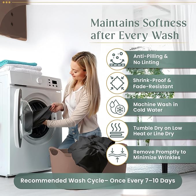 100% Cotton Sheets King Size Sheets Set with Fitted Sheet & Pillowcase Sets, 800 Thread Count Sateen Weave 4 piece Deep Pocket King Sheet Set, Soft & Comfy Naturally Cool Luxury Bedding- Charcoal