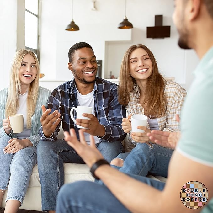 Double Donut Coffee Blueberry Coffee in Single Serve Pods, Flavored Coffee For the Keurig K Cups Brewer, 80 Cups