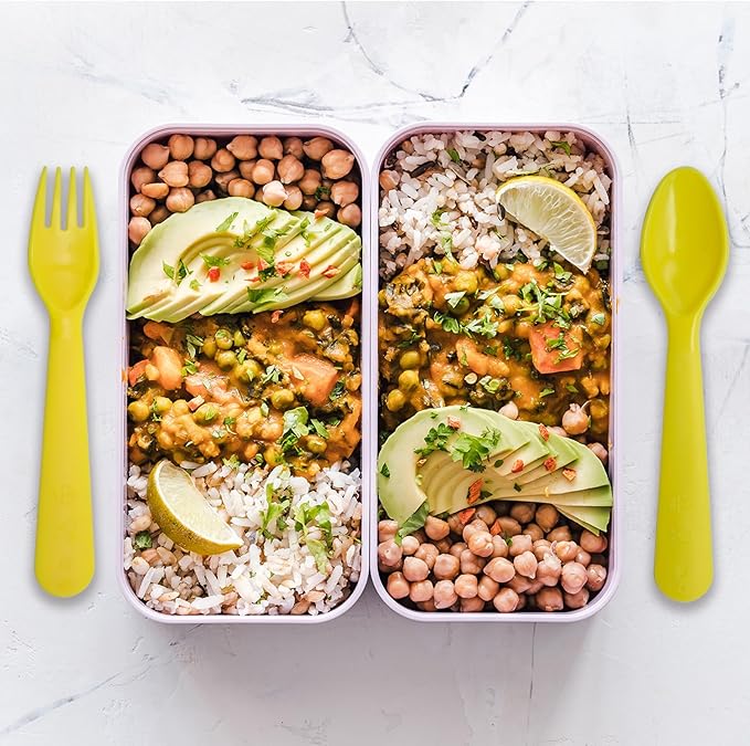 12 Pcs Kids Spoons and Forks Toddler Utensils Plastics Reusable Silverware Baby Cutlery Set Feeding Dinnerware Utensils BPA Free Microwave Dishwasher and Freezer Safe- Light Yellow