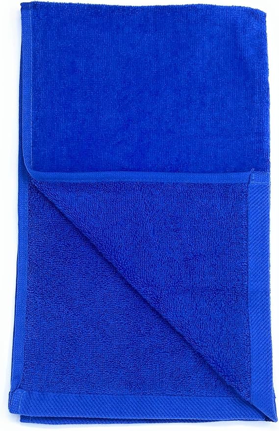 16x26 | 3-Pack | Terry Velour Towels, Bath Towels, Washcloths | Cotton | Face Towels, Bathroom use, Gym and spa Towel | Bathroom Towels (Royal, 3)