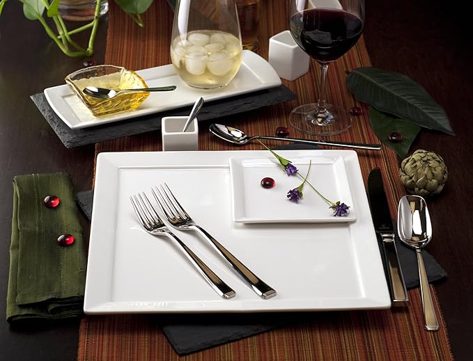 Fortessa Scalini 18/10 Stainless Steel 20-Piece Flatware Set, Service for 4