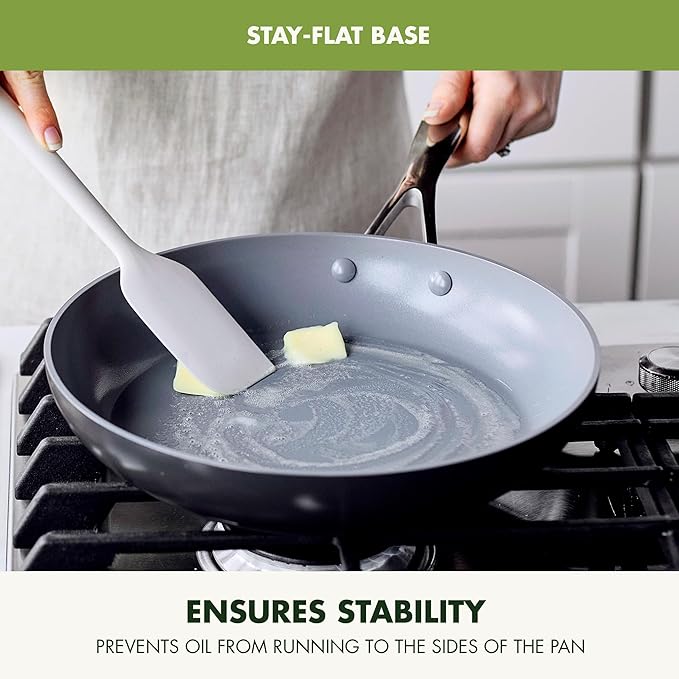 GreenPan Valencia Pro Ceramic Nonstick 11 Piece Cookware Set, Hard Anodized PFAS-Free Pots & Pans, Induction Ready, Compatible on All Cooktops, Dishwasher Safe, Oven Safe to 600F, Gray