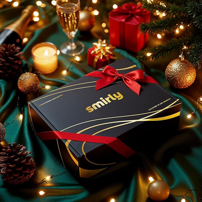 SMIRLY Wooden Cutting Boards For Kitchen Meal Prep & Serving - Bamboo Cutting Board Set with Holder, Charcuterie & Chopping Board, Wood Cutting Board Set, Kitchen Gadgets