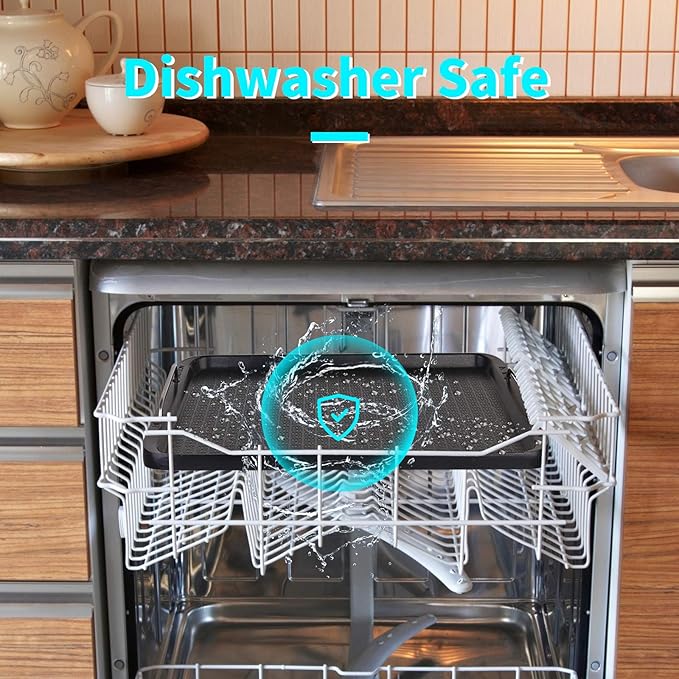 Flat Top Griddle for Stovetop, Non-Stick Griddle Grill Pan, Stove Top Grill,14.96" x 8.66", Works with Power XL,Chefman, Carl Schmidt Sohn, Cusimax, Techwood Smokeless Grill,Aluminum,Dishwasher Safe