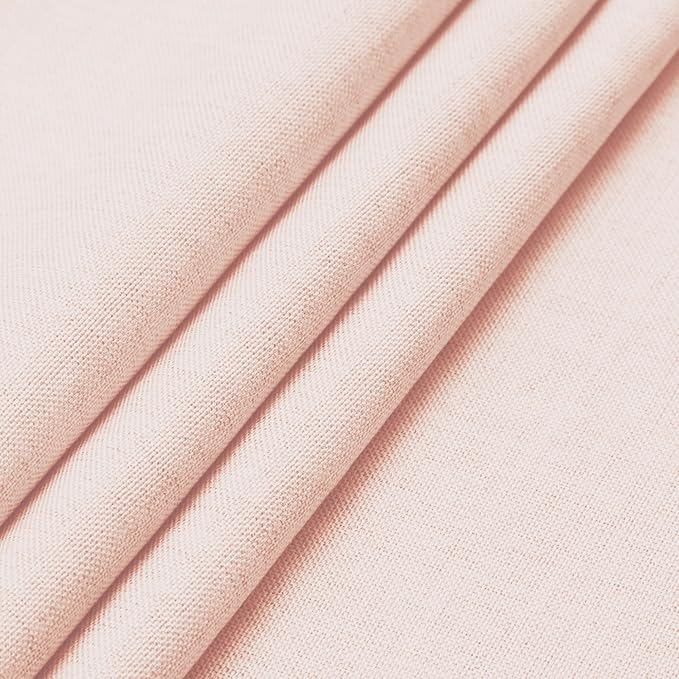 Easy-Going Faux Linen Waterproof Spill-Proof Tablecloth Stain Resistant Rectangle Table Cloth Wrinkle Free Decorative Fabric for Kitchen, Dining, Party, Weddings, Restaurants (60x102 in, Pink)