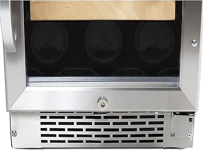 Whynter BWR-281DZ 28 Bottle Dual Temperature Zone Built-In Wine Refrigerator