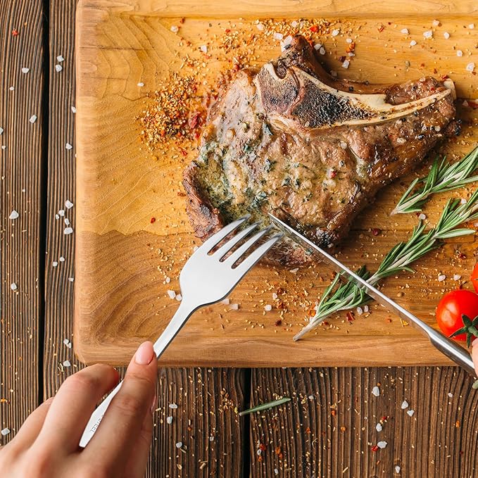 12-piece Stainless Steel Dinner Forks, Table Forks, 8.07 Inch