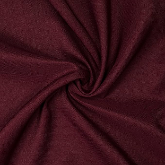 Gee Di Moda Rectangle Tablecloth - 60 x 126 Inch Burgundy Table Cloth for 8 Foot Rectangle Tables - Heavy Duty Washable Fabric - for Holiday Party, Dinner, Weddings, Baby Shower & Events