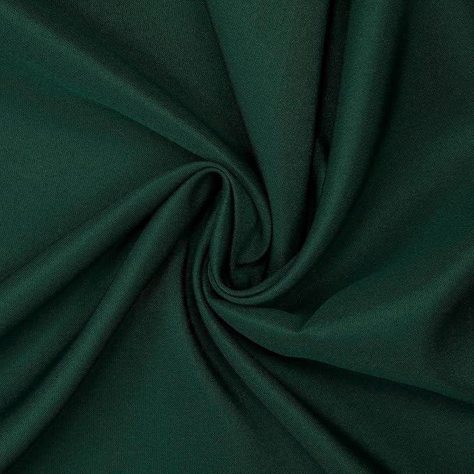 Gee Di Moda Rectangle Tablecloth - 70 x 120 Inch Hunter Green Table Cloth for 6 or 8 Foot Rectangle Tables - Heavy Duty Washable Fabric - for Holiday Party, Dinner, Weddings, Baby Shower & Events