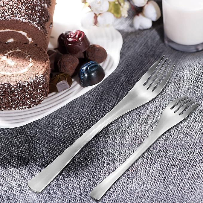 Silverware Set, Bysta 20-Piece Flatware Set, Stainless Steel Utensils Service for 4, Tableware Cutlery Set for Home and Restaurant, Include Knife/Fork/Spoon, Satin Finish, Dishwasher Safe