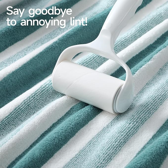 REDKISS Ultra Soft Bath Towel Set 6-Piece 35"x70" | 100% Microfiber, Highly Absorbent | Quick Dry Towels for Bathroom, Spa, Gym | 2 Bath, 2 Hand, 2 Washcloths | Green