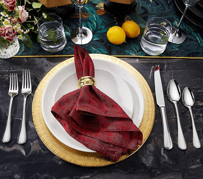 KEAWELL Premium Fine Verona 8-Piece 7.4 inch Fork Set – 18/10 Stainless Steel, Heavy-Duty Mirror-Finished Flatware for Elegant Everyday Dining and Entertaining (8, Salad Forks)