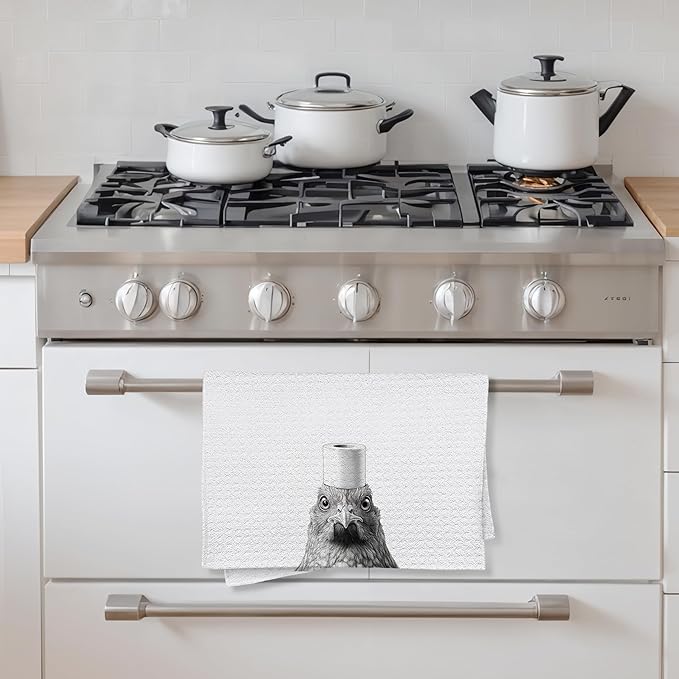 Chicken Hand Towels for Bathroom, Funny Chicken Bathroom Hand Towels, Chicken Decor, Chicken Gifts for Women Chicken Lovers, Funny Chicken Gifts, Chicken Lady Gifts, 16x24 Inch