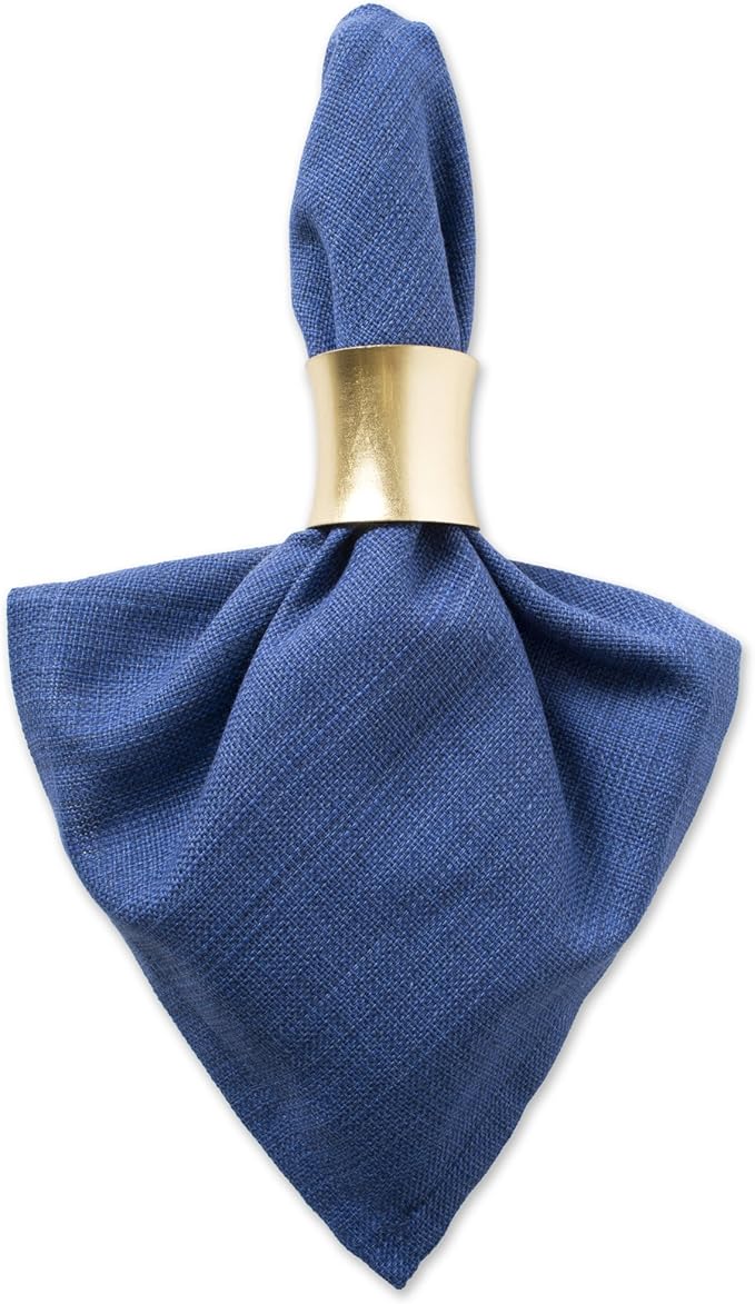 DII Variegated Tabletop Collection, Napkin Set, 20x20, Nautical Blue, 6 Piece