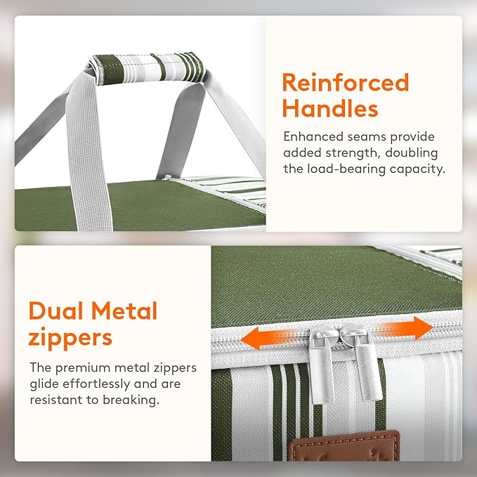 Lifewit Insulated Casserole Carrier for Hot or Cold Food, Casserole Dish with Lid and Carrying Case, Lasagna Holder for Potluck Parties/Picnic/Cookouts, Fits 9"x13" Baking Dish, Dark green