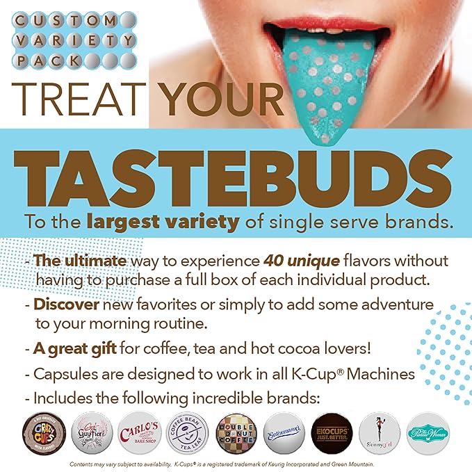Coffee Variety Sampler Pack for Keurig K-Cup Brewers, 30 Count