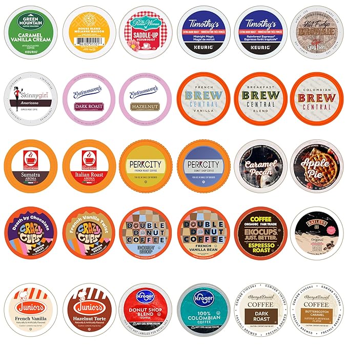 Coffee Variety Sampler Pack for Keurig K-Cup Brewers, 30 Count