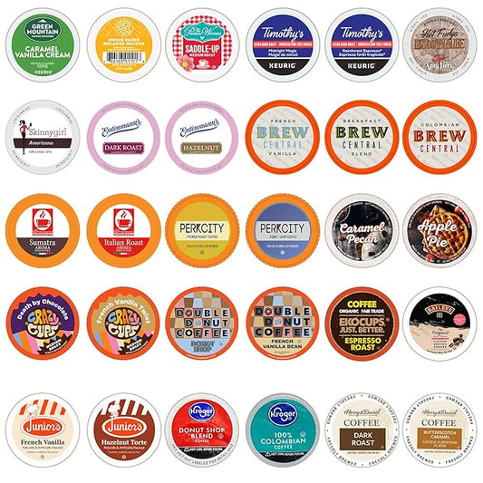 Coffee Variety Sampler Pack for Keurig K-Cup Brewers, 30 Count