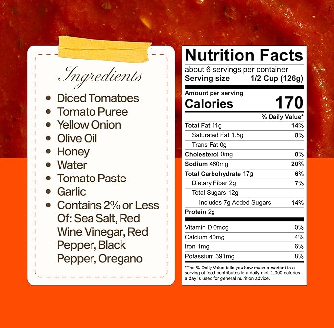 Sauz | Hot Honey Marinara Pasta Sauce, 25 Oz Jar (2-Pack), Sweet & Spicy Tomato Sauce, Gluten-Free, Non-GMO, Multi-Use, Clean Ingredients – Small Batch Tomato Sauce