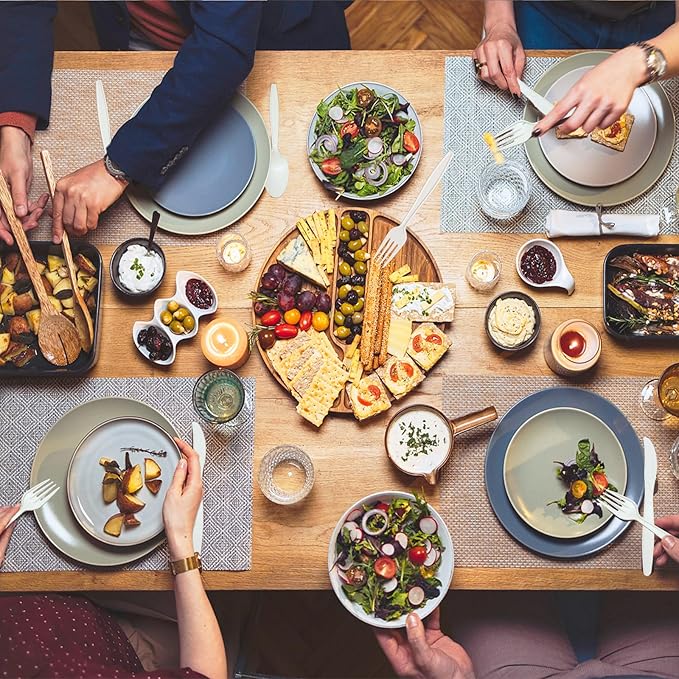 Compostable Utensils, White No Plastic Silverware, Compostable Cutlery 100 Forks 100 Spoons 100 Knives, No Plastic Disposable Silverware, Eco Friendly Disposable Cutlery for Party Office Wedding