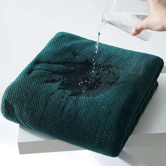 40x80 Inches Bath Sheets Towels for Adults Oversized Bath Towels Extra Large Luxury Super Soft Absorbent Quick Dry Microfiber (Dark Green,2PCS)